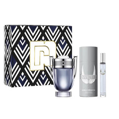 Paco Rabanne Invictus Eau de Toilette Spray 100ml Set 3 Pieces - ElrubEcom