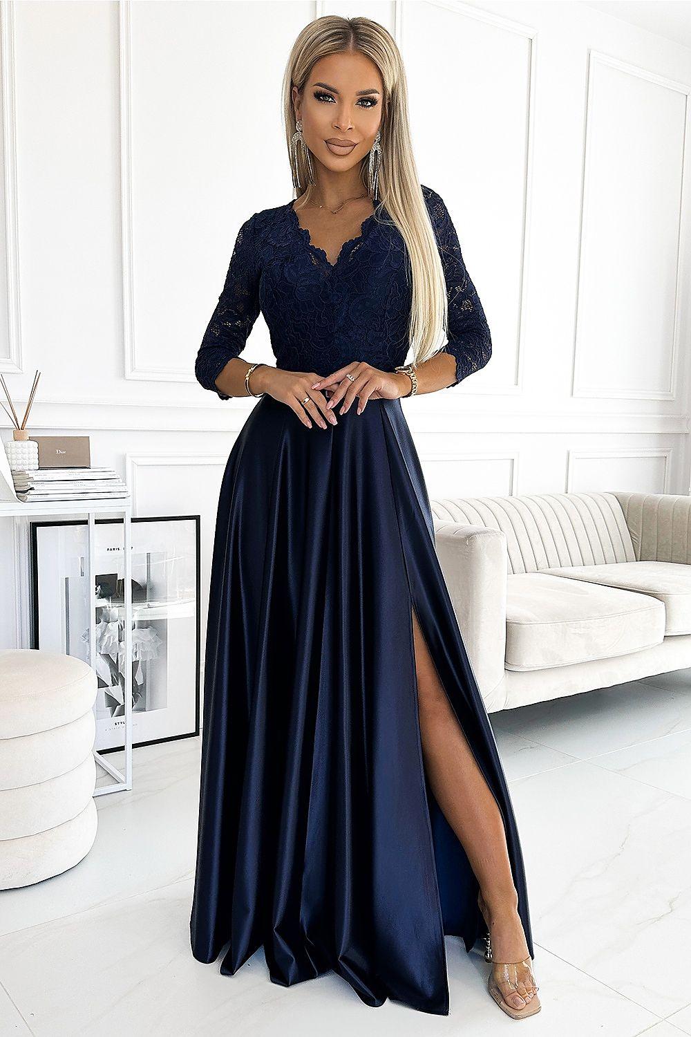 Long dress model 193523 Numoco - ElrubEcom