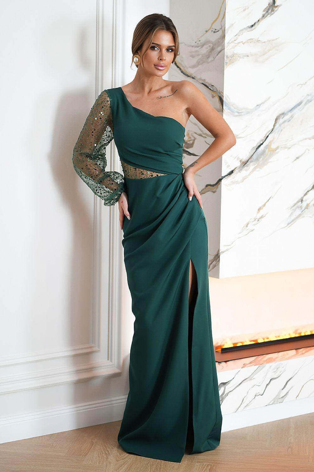 Long dress model 202384 Bicotone - ElrubEcom