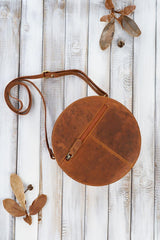 Natural leather bag model 191528 Galanter - ElrubEcom