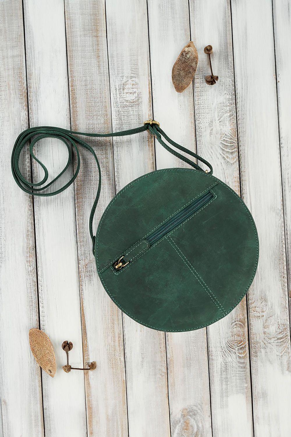 Natural leather bag model 191528 Galanter - ElrubEcom