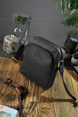 Natural leather bag model 191536 Galanter - ElrubEcom