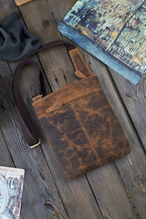 Natural leather bag model 191539 Galanter - ElrubEcom