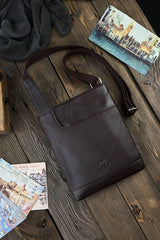 Natural leather bag model 191539 Galanter - ElrubEcom