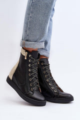 Wedge heel sneakers model 192302 Step in style - ElrubEcom