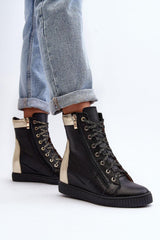 Wedge heel sneakers model 192302 Step in style - ElrubEcom