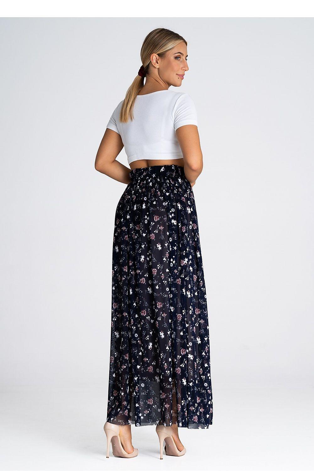 Long skirt model 197235 Figl - ElrubEcom