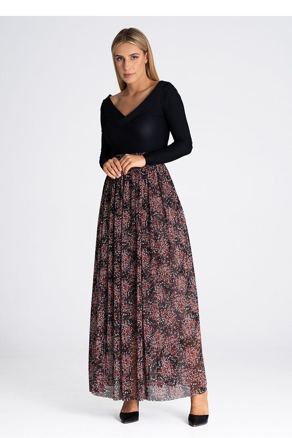 Long skirt model 197235 Figl - ElrubEcom