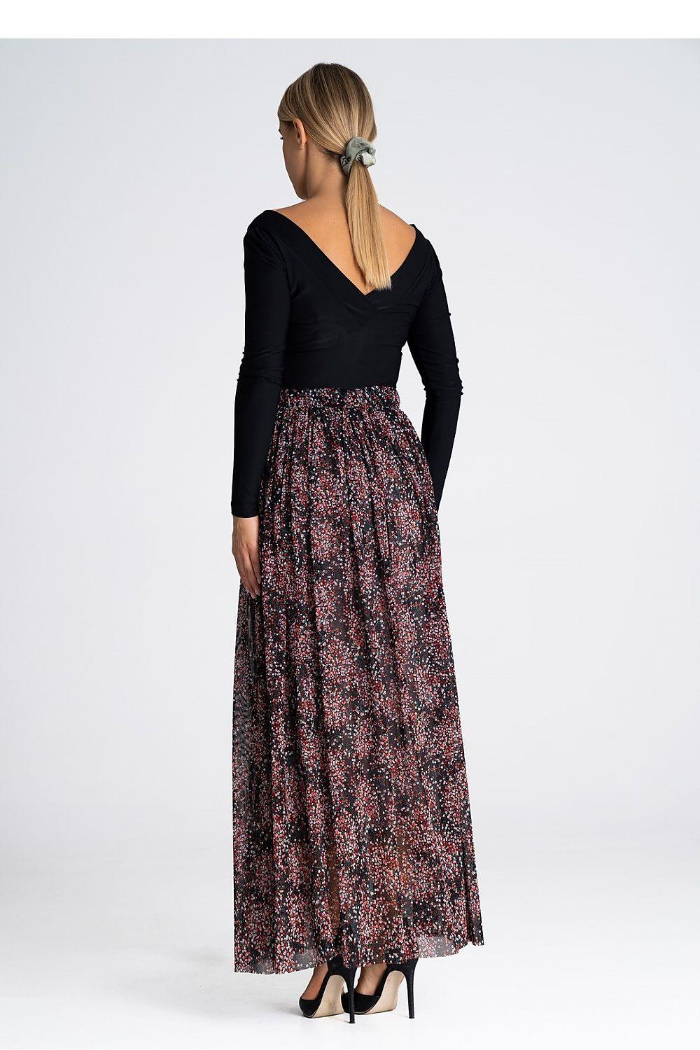 Long skirt model 197235 Figl - ElrubEcom