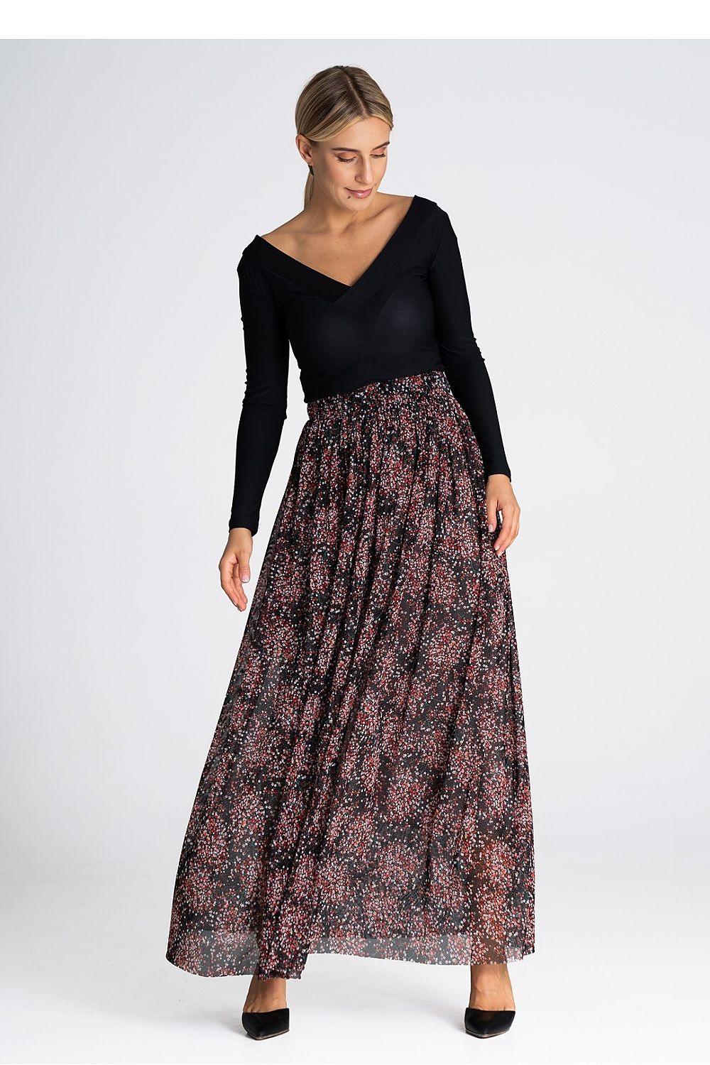 Long skirt model 197235 Figl - ElrubEcom