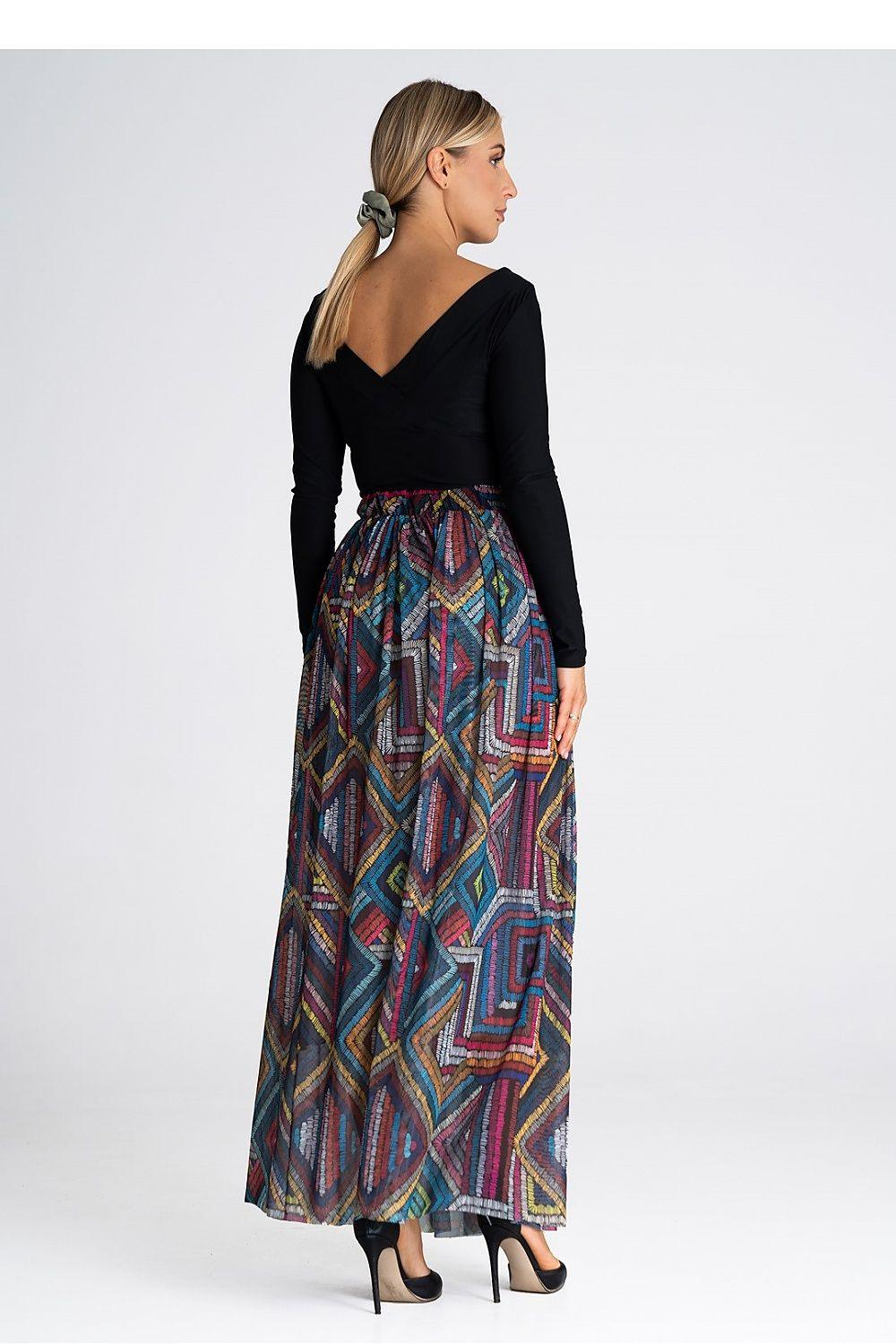 Long skirt model 197235 Figl - ElrubEcom