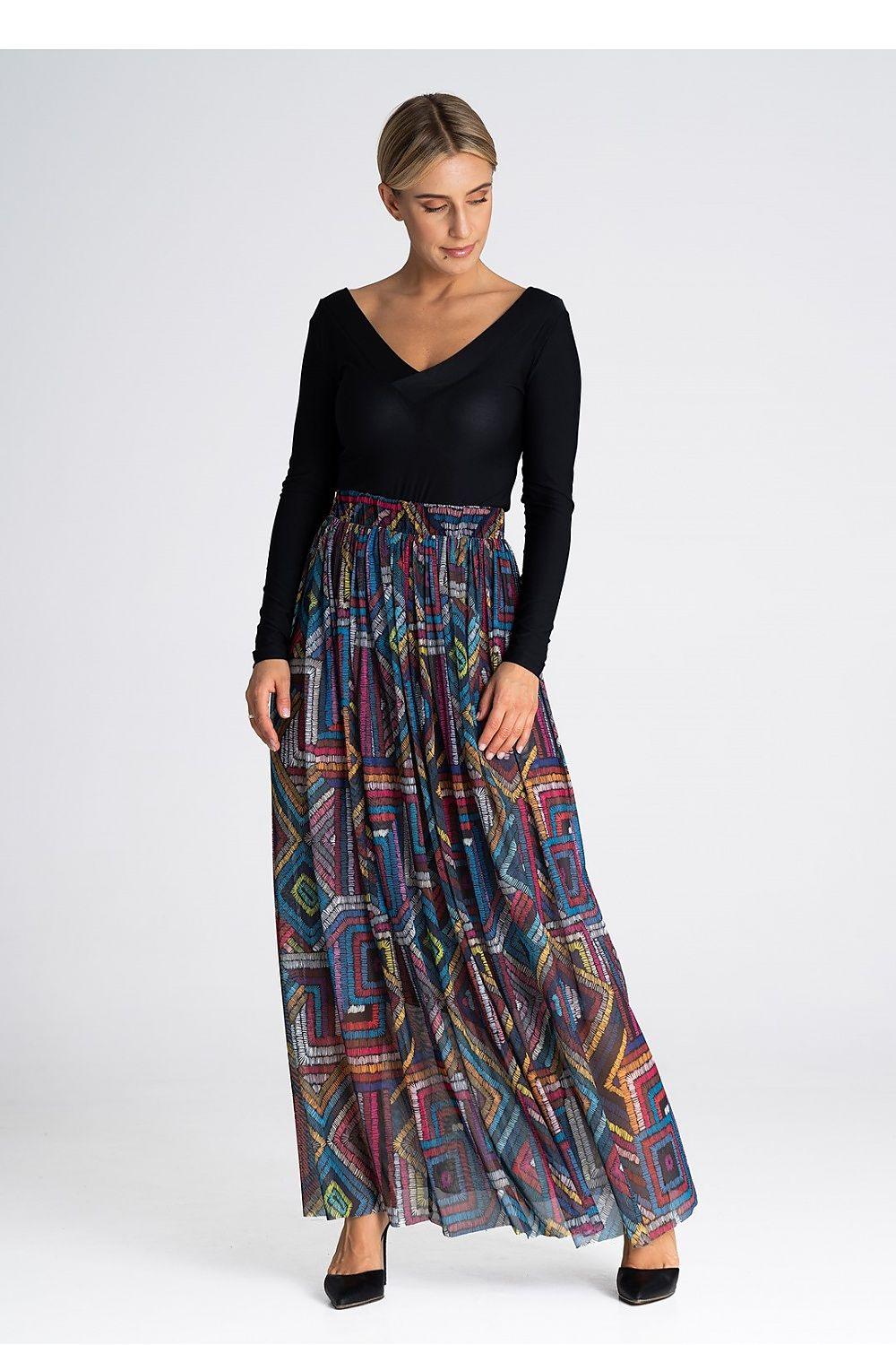 Long skirt model 197235 Figl - ElrubEcom