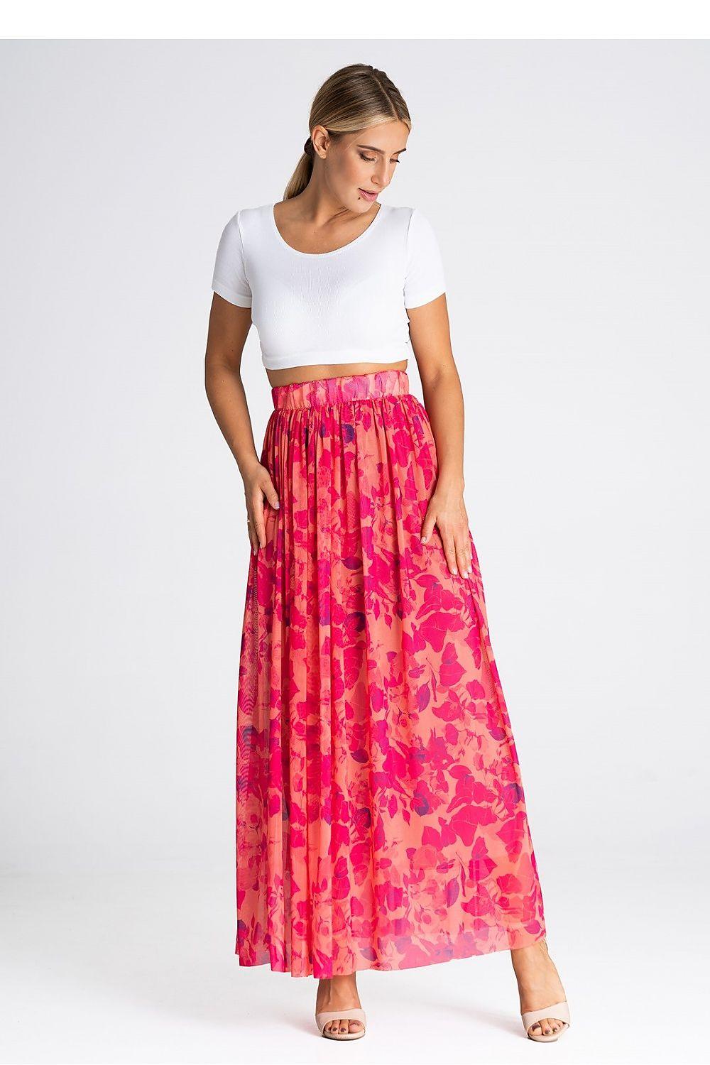 Long skirt model 197235 Figl - ElrubEcom