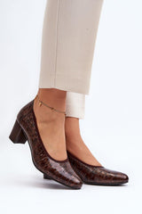 Block heel pumps model 192919 Step in style - ElrubEcom