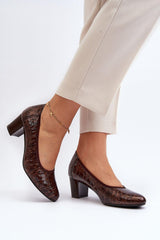 Block heel pumps model 192919 Step in style - ElrubEcom