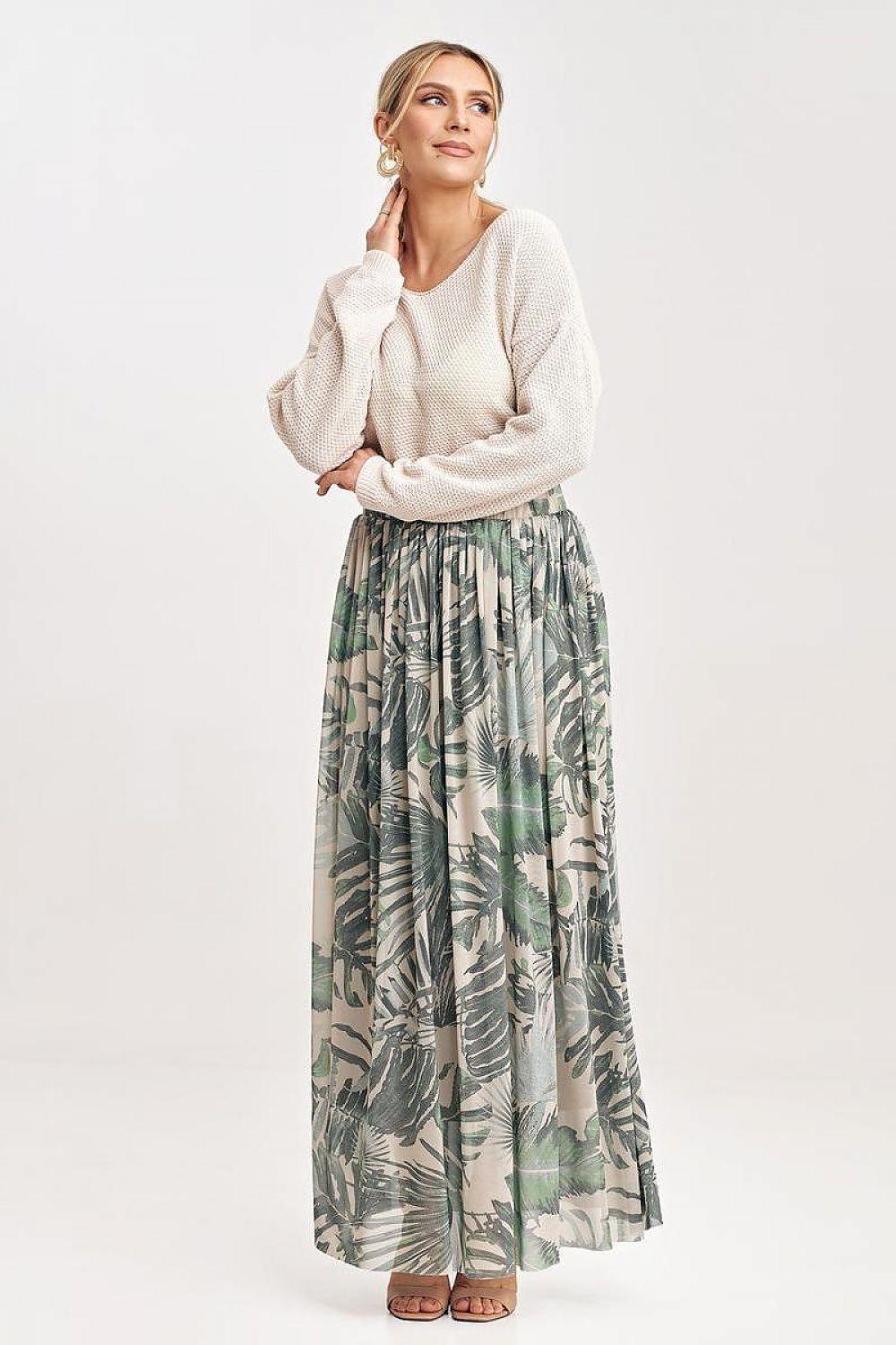 Long skirt model 197235 Figl - ElrubEcom