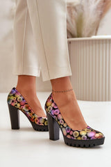 Block heel pumps model 199812 Step in style - ElrubEcom