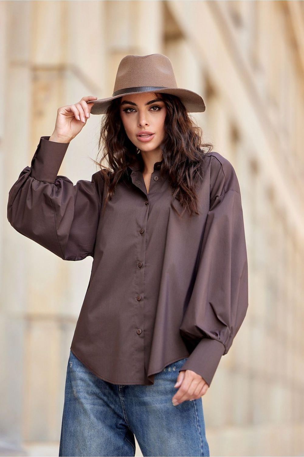 Long sleeve shirt model 200168 Roco Fashion - ElrubEcom