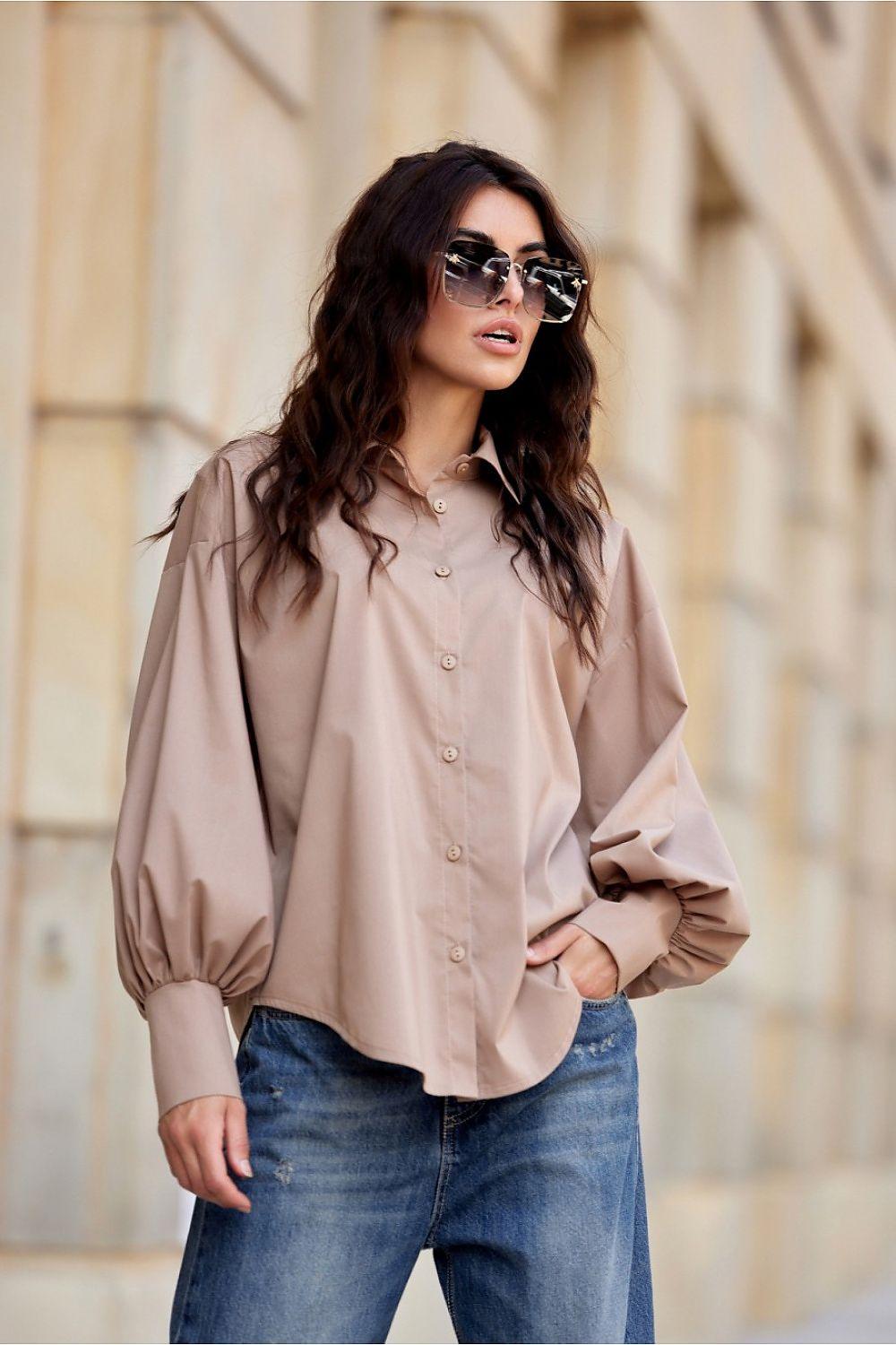 Long sleeve shirt model 200168 Roco Fashion - ElrubEcom