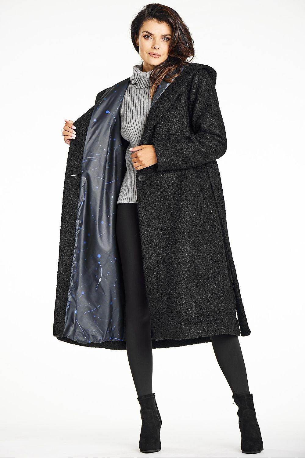 Coat model 200559 awama - ElrubEcom