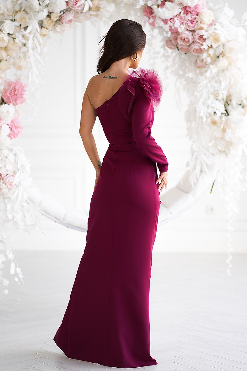 Long dress model 202375 Bicotone - ElrubEcom