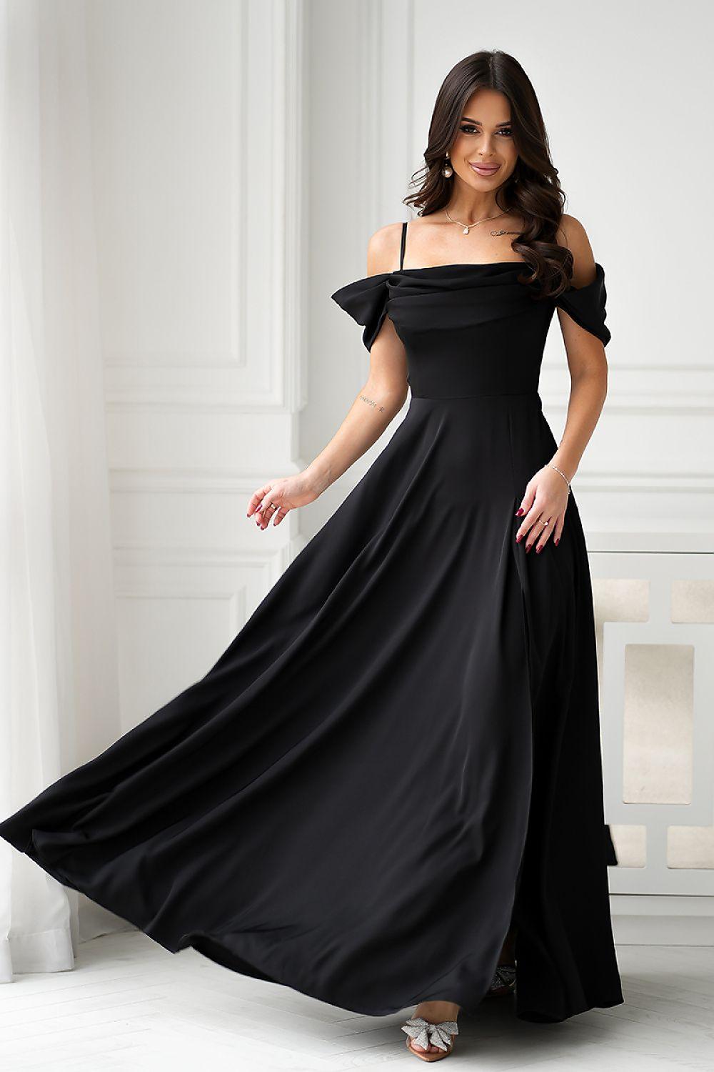 Long dress model 203761 Bicotone - ElrubEcom