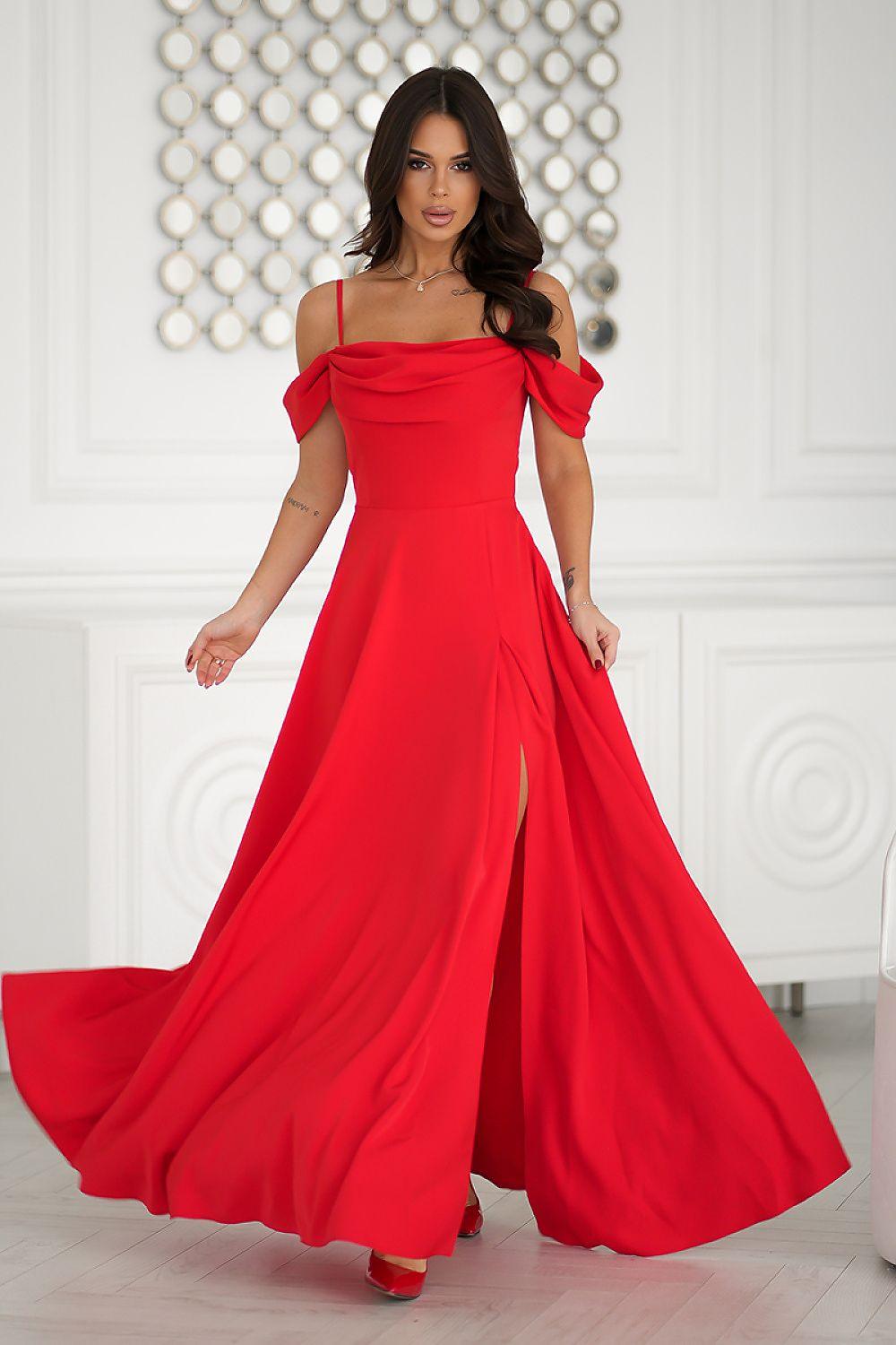 Long dress model 203761 Bicotone - ElrubEcom