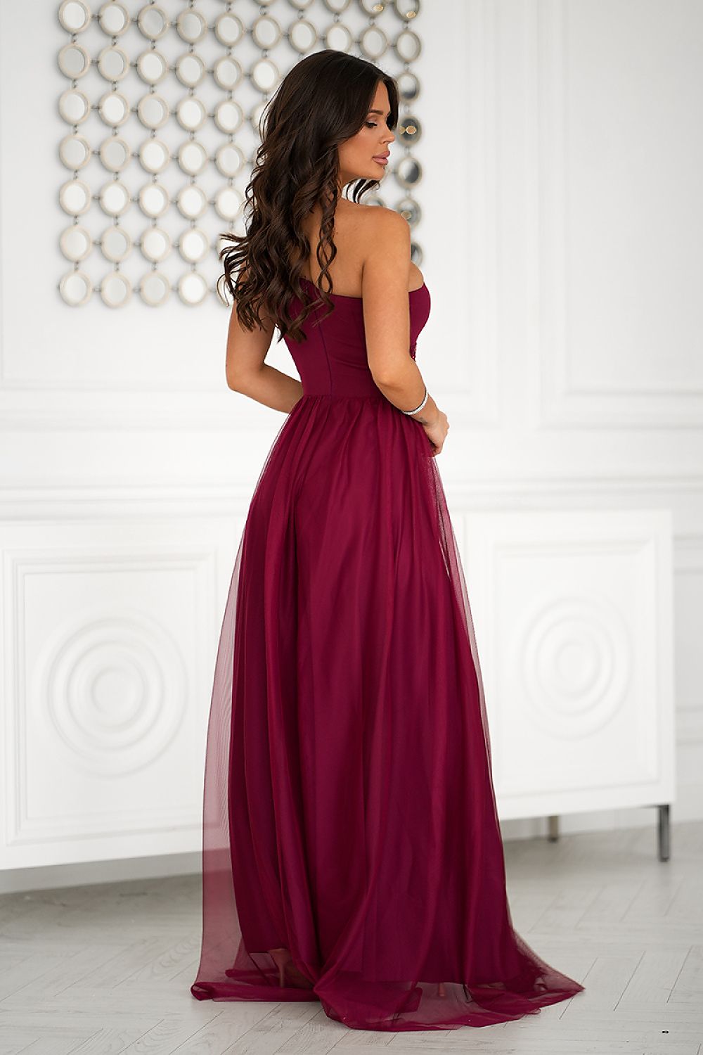 Long dress model 204863 Bicotone