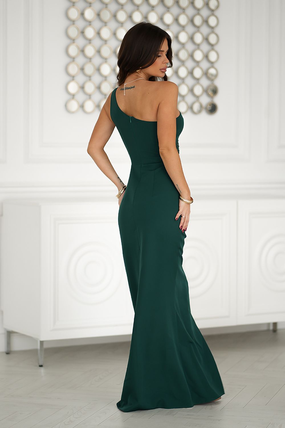 Long dress model 203797 Bicotone