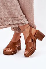  Heel sandals model 214390 Step in style 