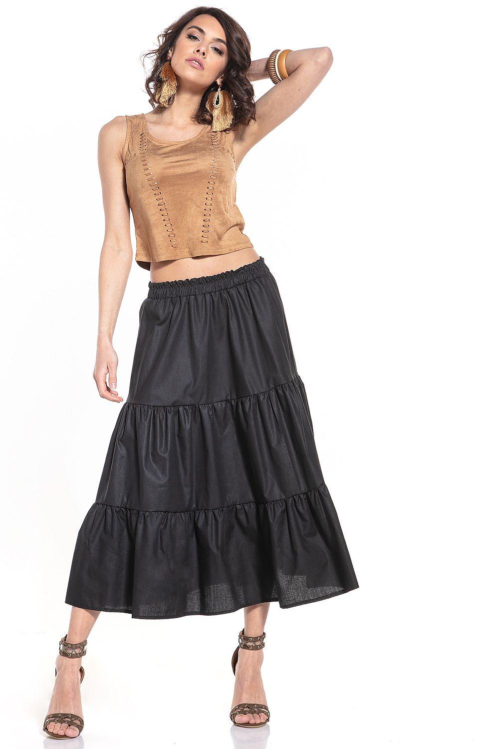 Long skirt model 152907 Tessita - ElrubEcom