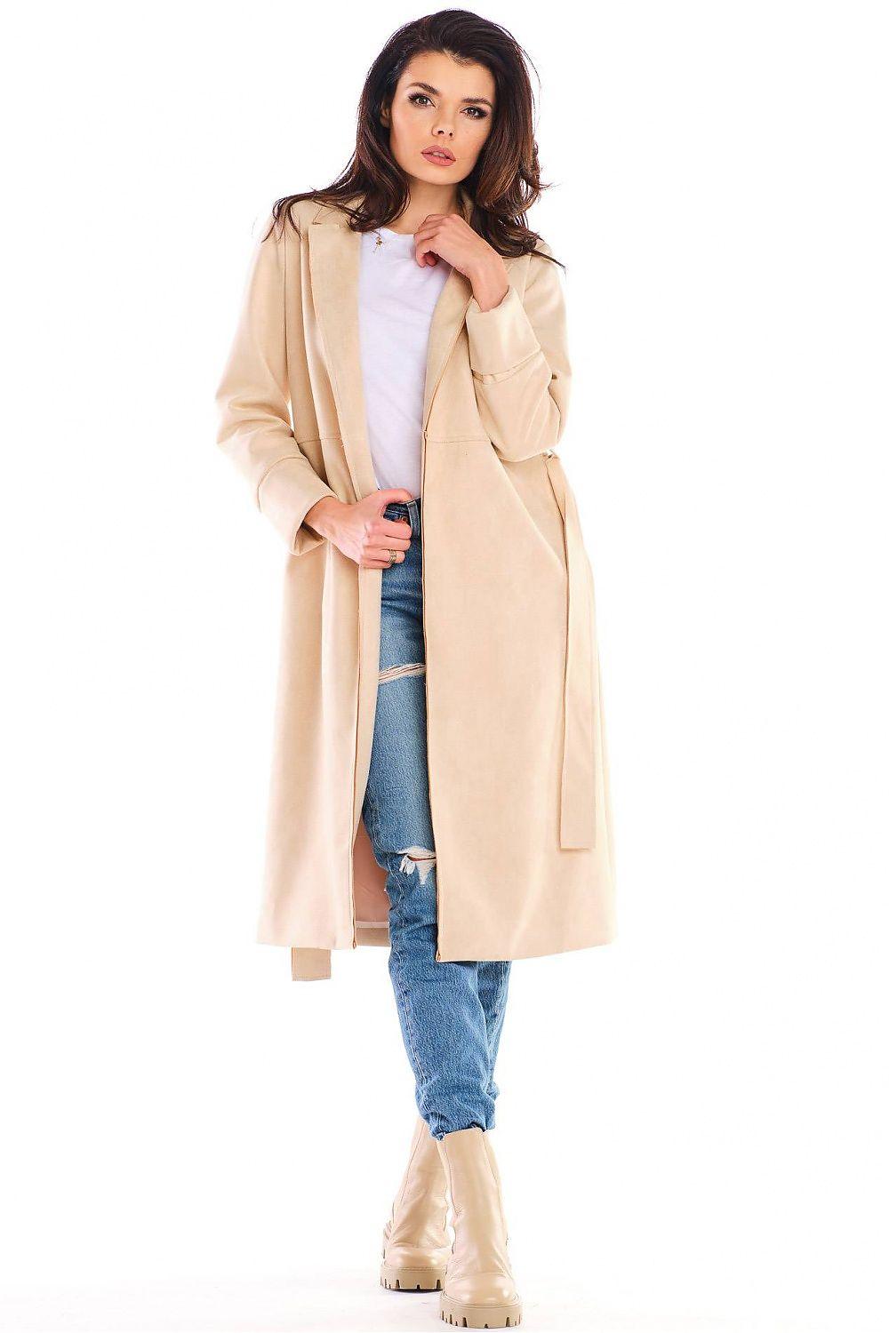 Coat model 158796 awama - ElrubEcom