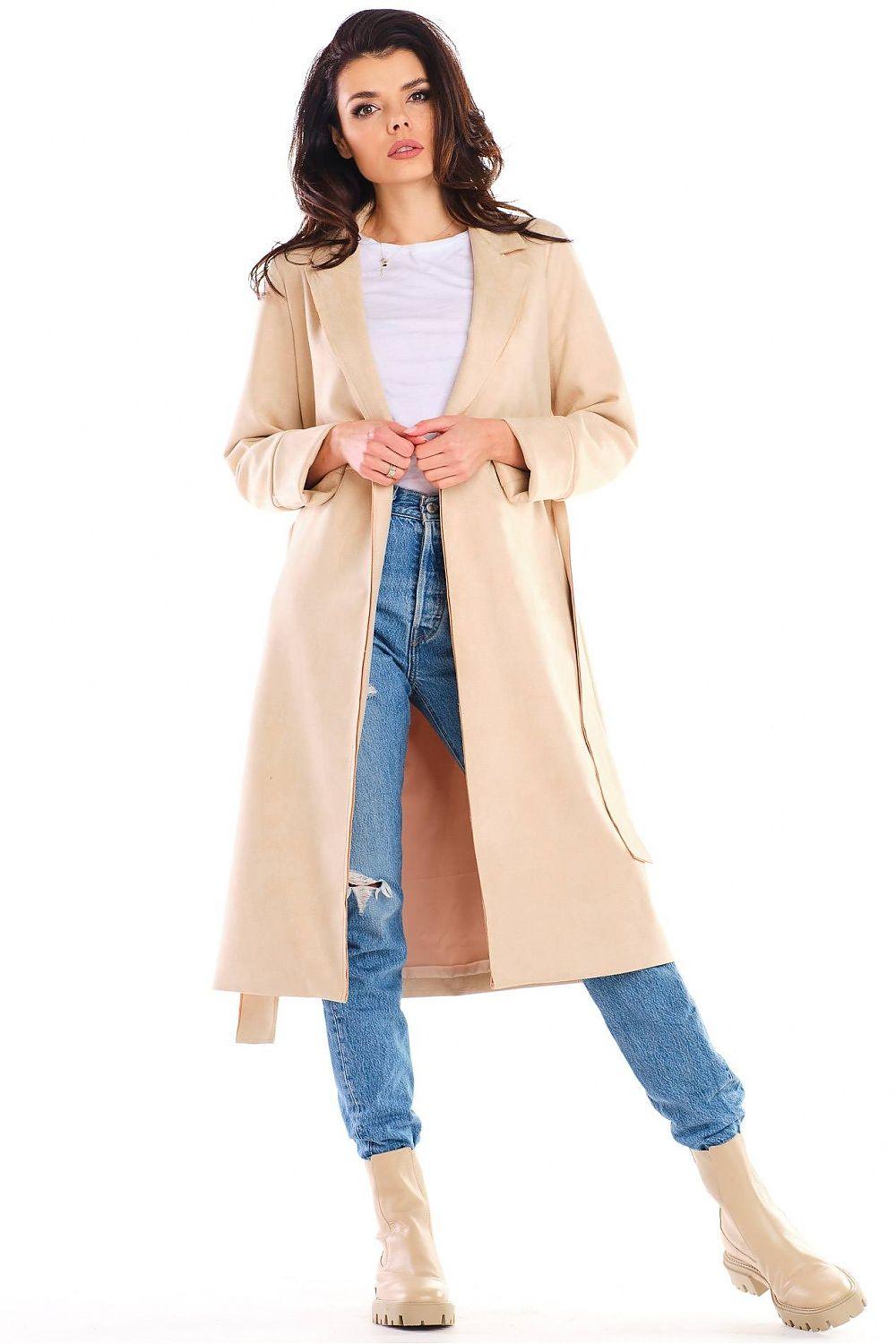 Coat model 158796 awama - ElrubEcom