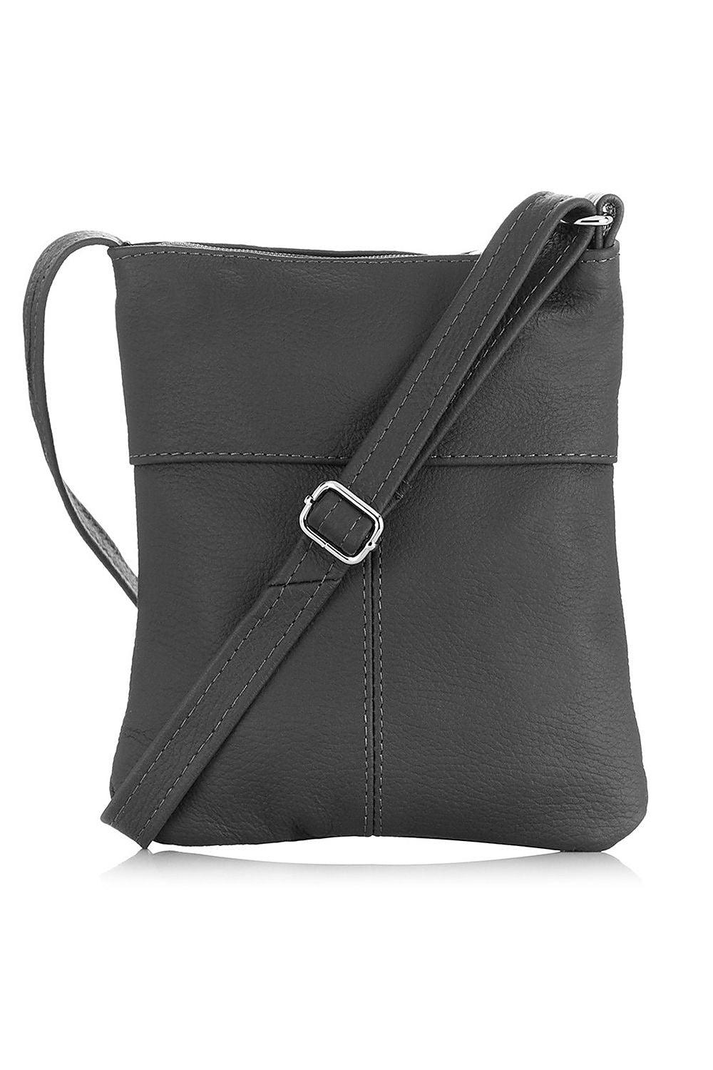 Natural leather bag model 173170 Galanter - ElrubEcom