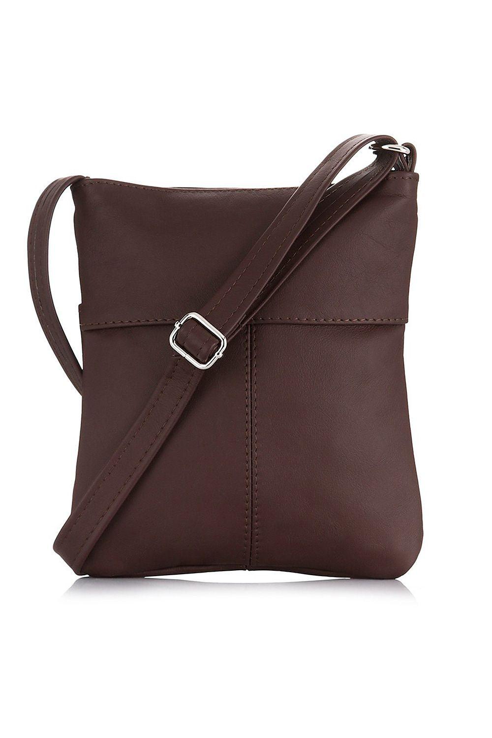 Natural leather bag model 173170 Galanter - ElrubEcom