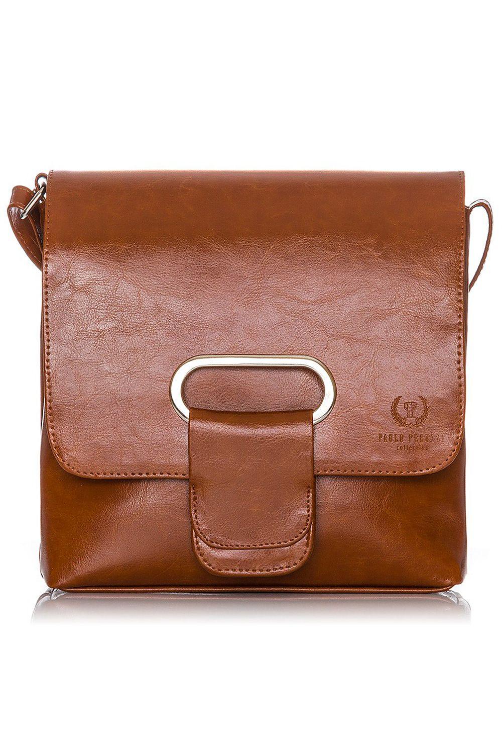 Natural leather bag model 173189 Galanter - ElrubEcom