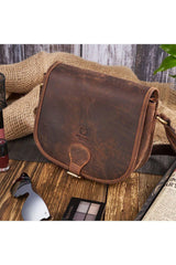 Natural leather bag model 193252 Galanter - ElrubEcom