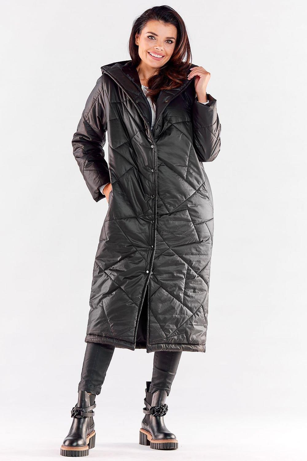 Coat model 173878 awama - ElrubEcom