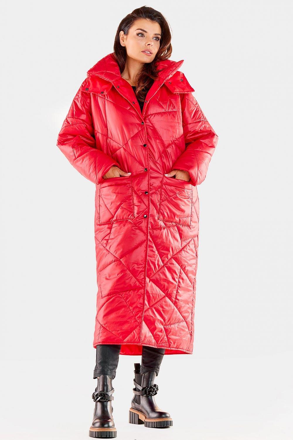 Coat model 173881 awama - ElrubEcom