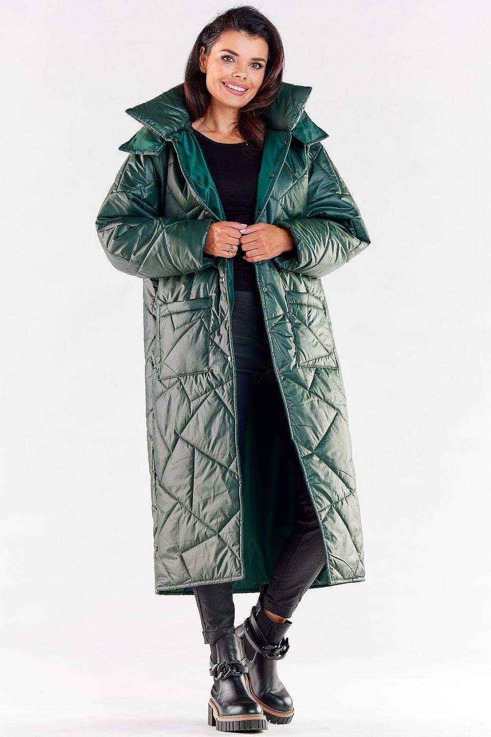 Coat model 173881 awama - ElrubEcom