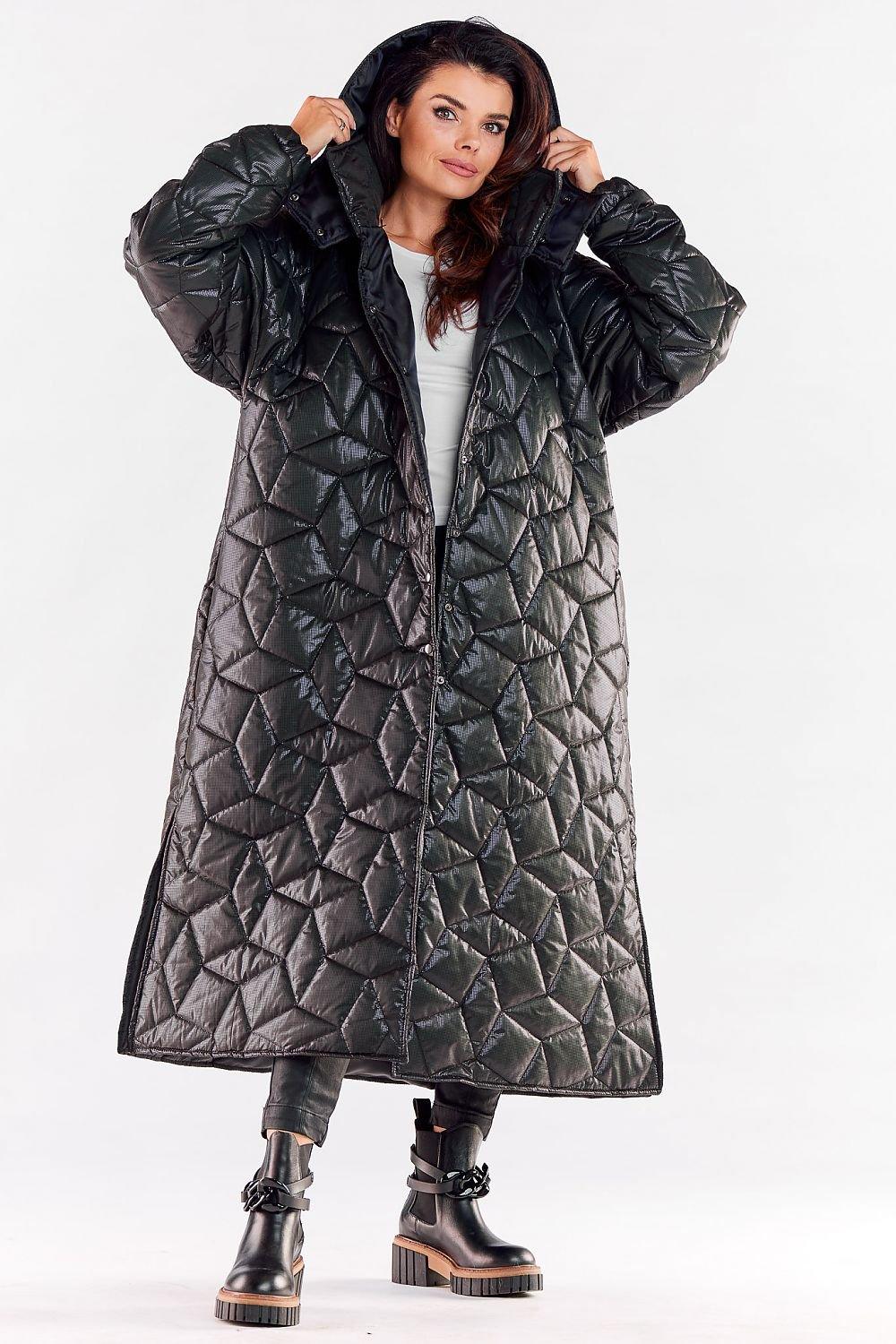 Coat model 173889 awama - ElrubEcom