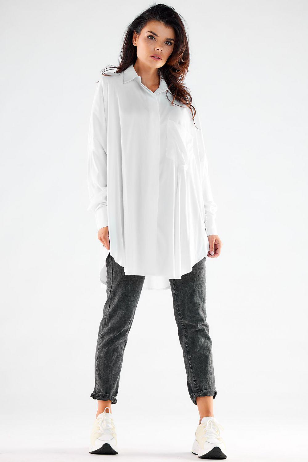 Long sleeve shirt model 173912 awama - ElrubEcom