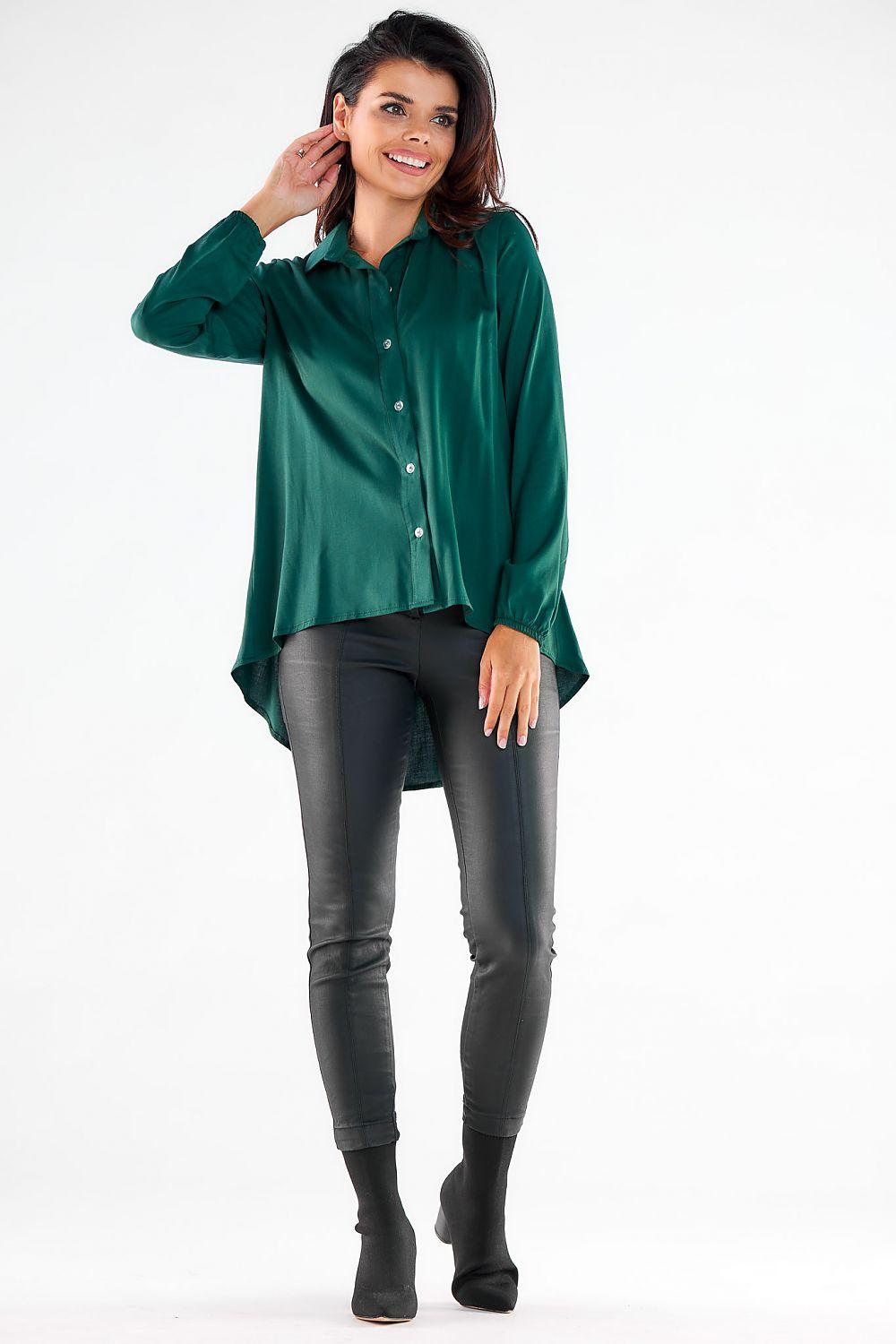 Long sleeve shirt model 173916 awama - ElrubEcom