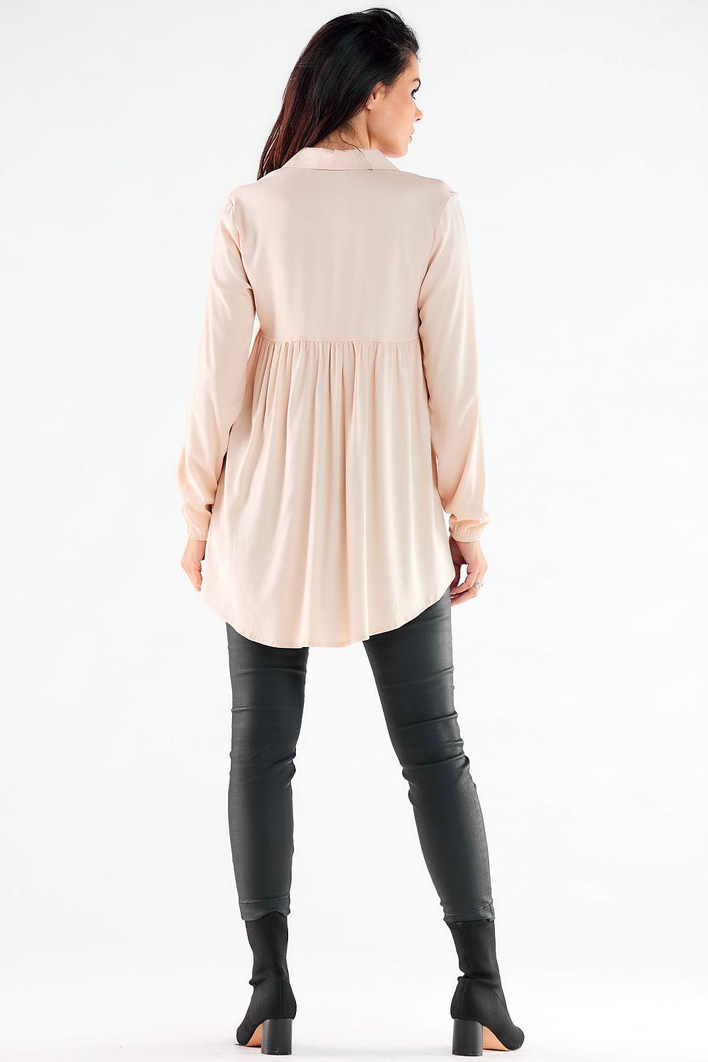 Long sleeve shirt model 173916 awama - ElrubEcom