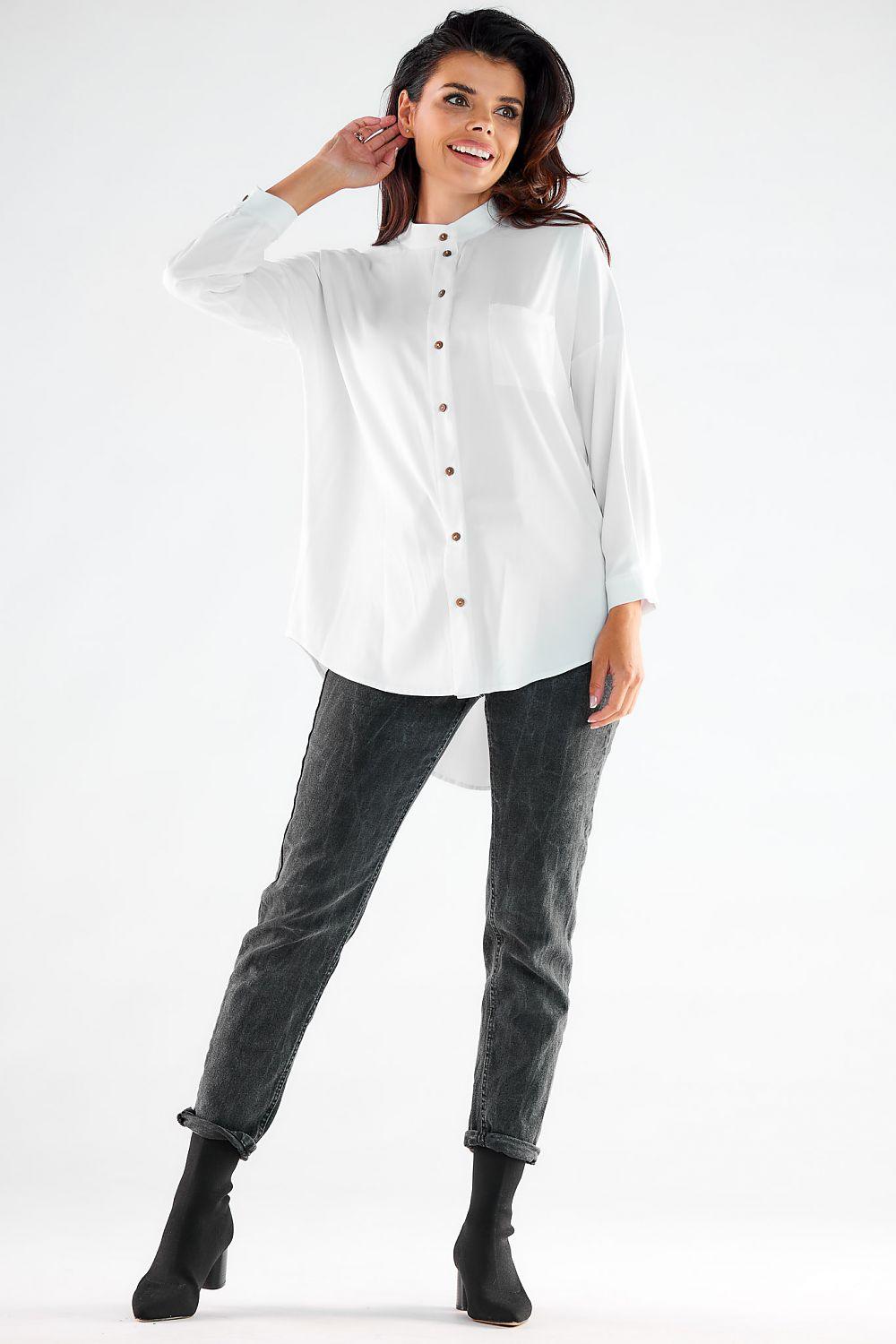 Long sleeve shirt model 173924 awama - ElrubEcom