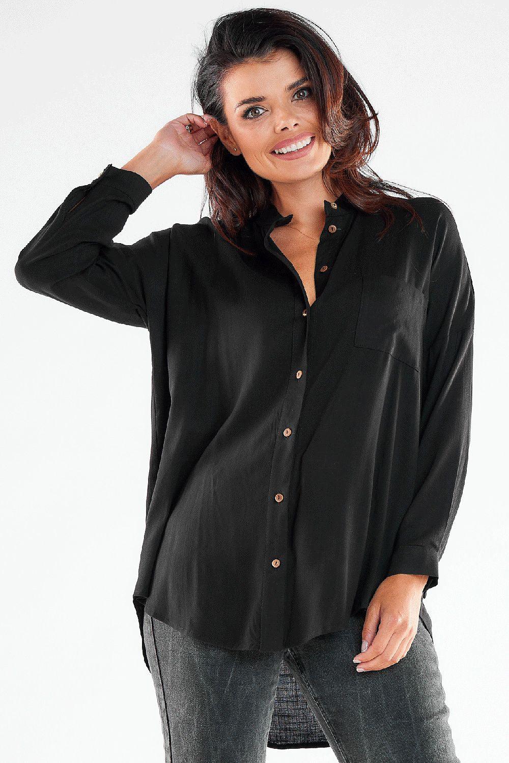 Long sleeve shirt model 173924 awama - ElrubEcom