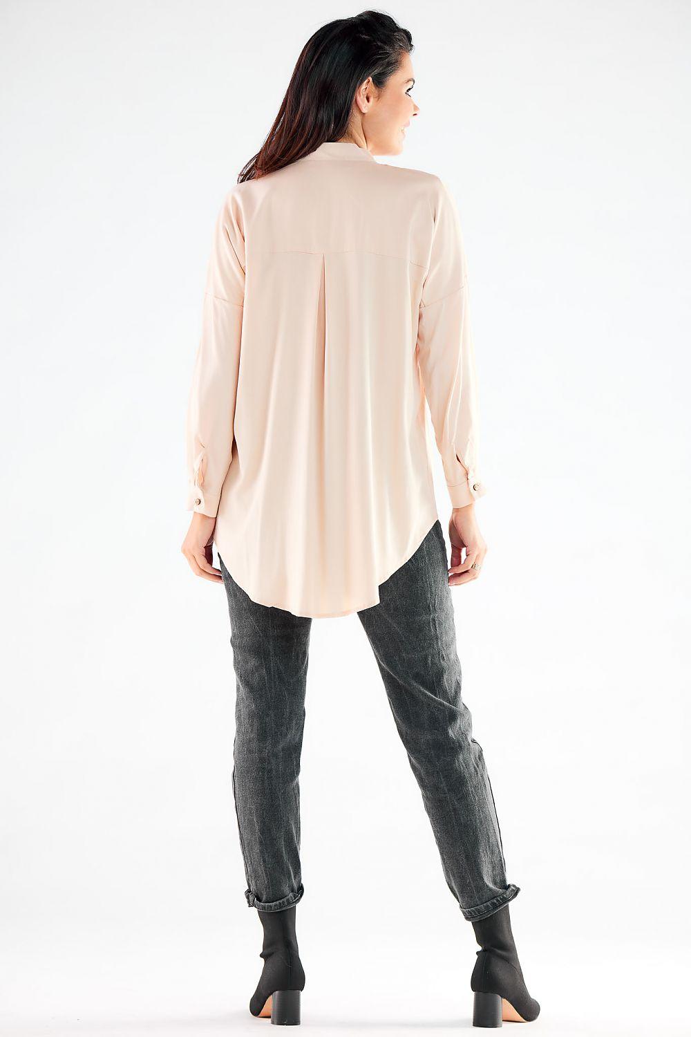 Long sleeve shirt model 173924 awama - ElrubEcom