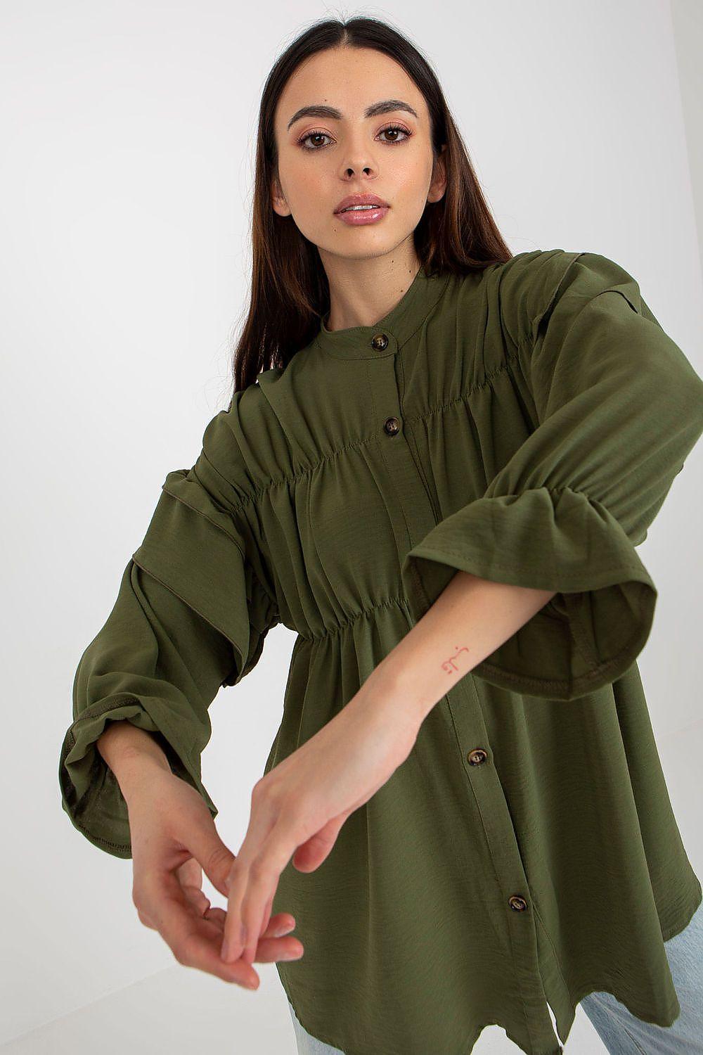 Long sleeve shirt model 175675 Och Bella - ElrubEcom