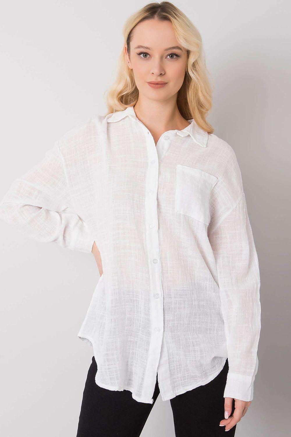 Long sleeve shirt model 179983 Och Bella - ElrubEcom