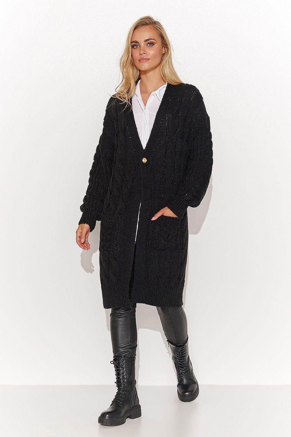 Cardigan model 184394 Makadamia - ElrubEcom